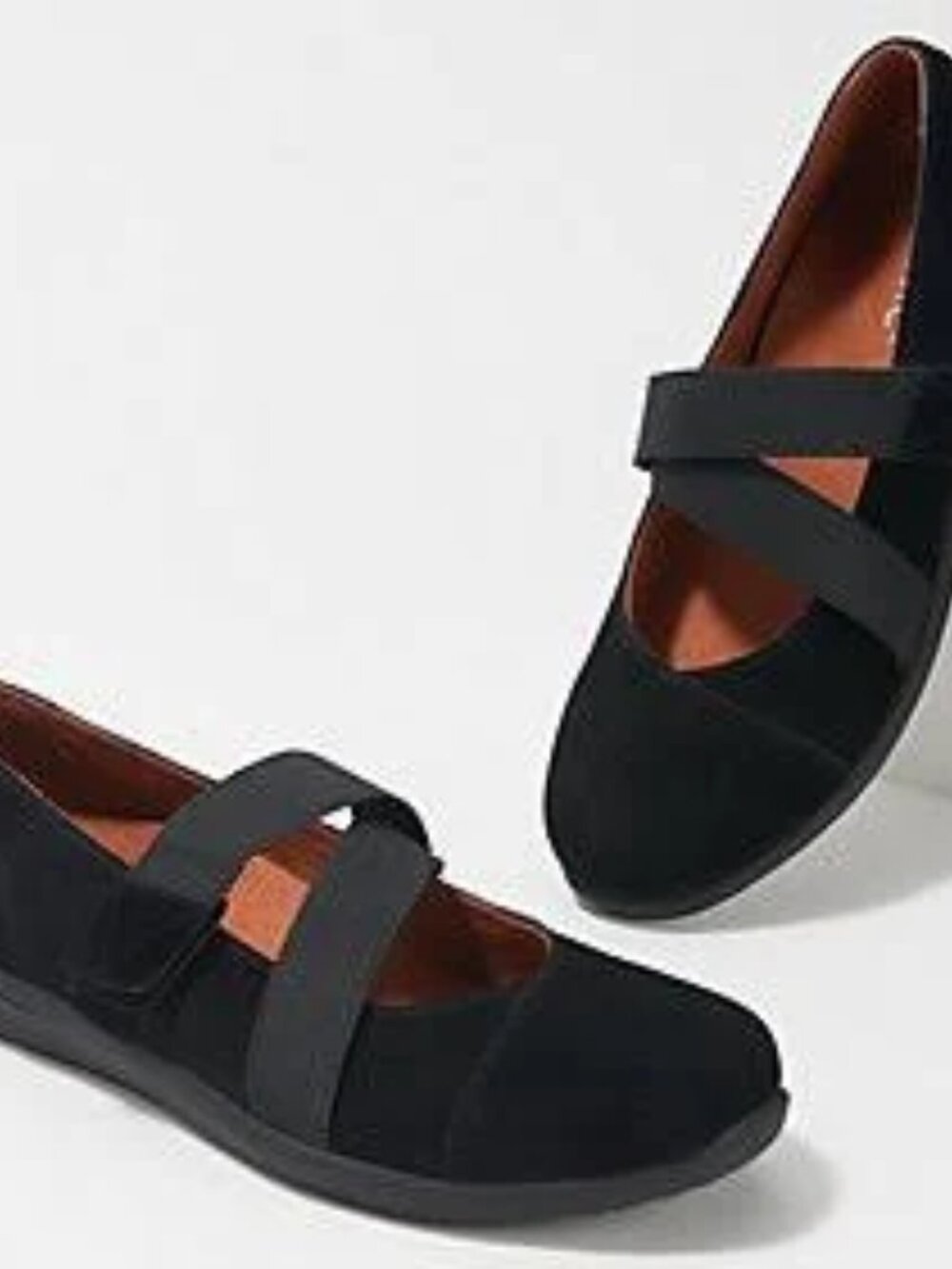 Vionic Magnolia Shelby Suede Black New in Box Size 10 Wide